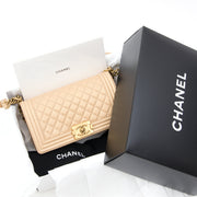 instant luxe sac a main Chanel Boy comme neuf, 100% authentic site en ligne labellov Belgique.