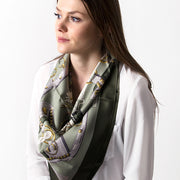 Hermès 'Aux Champs' Silk Carré Scarf tweedehands authentiek veilig online shoppen winkelen webshop Antwerpen België LabelLOV mode stijl merken luxe luxemerken sjaal sjerps
