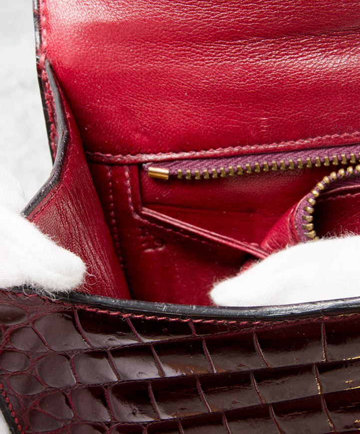 acheter en ligne pour le meilleur prix seconde main Hermes constance croco rouge vif comme neuf