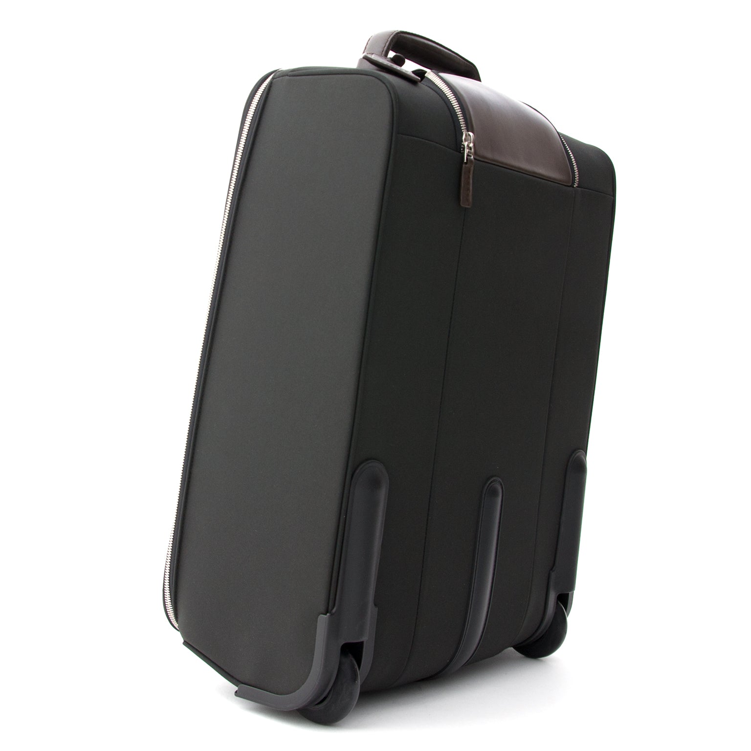 Delvaux Airess Upright 55 Canvas tweedhands shop buy online authentic delvaux travel