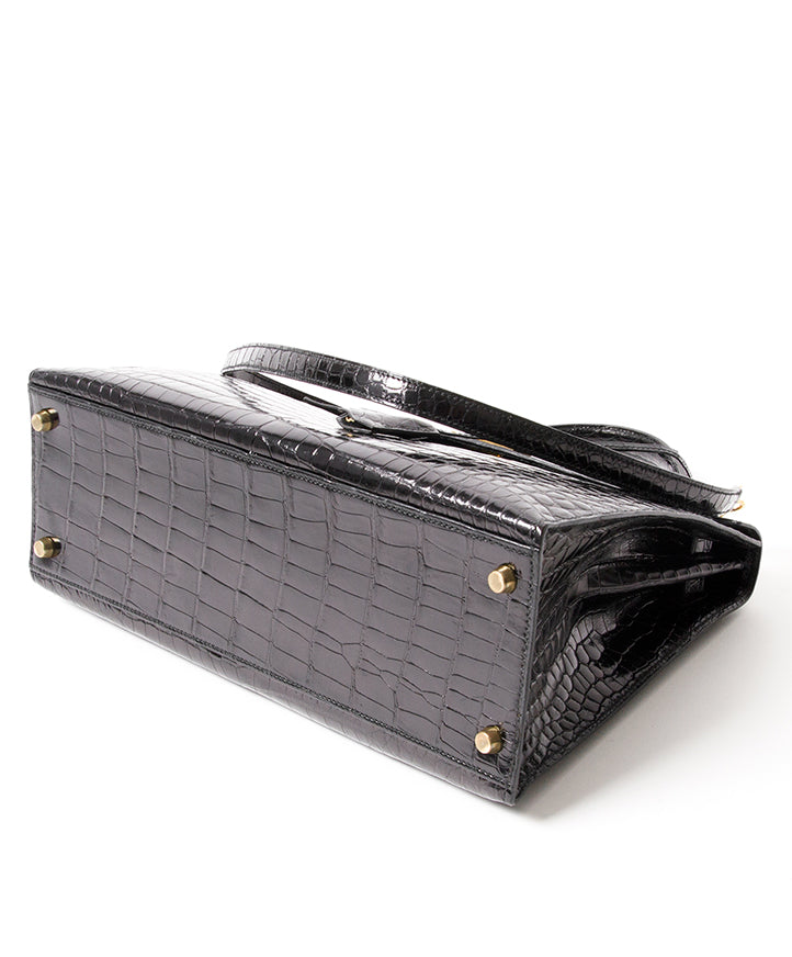 shop designer vintage preloved hermes kelly porosus crocodile 32 like new bes price