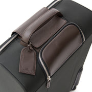 Delvaux Airess Upright 55 Canvas travel trolley tweedehands valise
