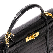 shop designer vintage preloved hermes kelly porosus crocodile 32 like new bes price