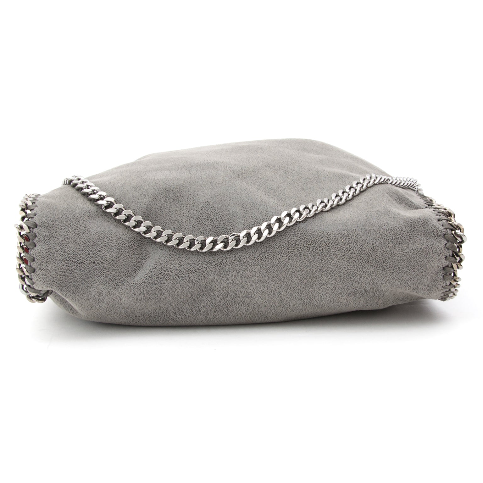 buy safe online second hand designer vintage Stella Mccartney Gray Shaggy Deer Fold Over Tote (L