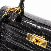 buy safe online secondhand designer vintage hermes kelly croco porosus crocodile 32 with ghw