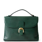 Koop velig online tweedehands groen Delvaux boekentas aan de beste prijs online webshop labellov