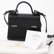 BRAND NEW Delvaux Tempête Micro Calf Souple Black designer bags right price LabelLOV webshop