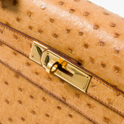 koop veilig online tweedehands hermes ostrich goud net als nieuw beste prijs online webshop labellov