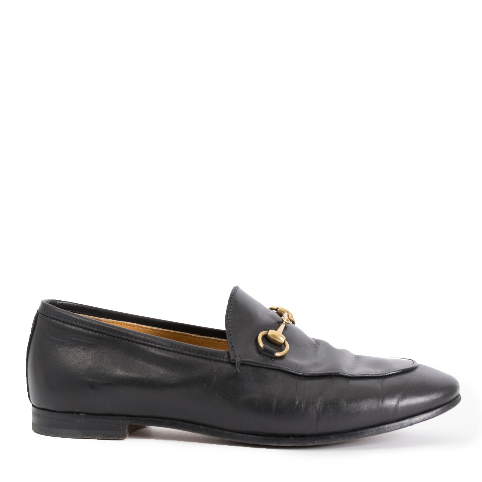 Gucci Jordaan Leather Loafer - size 38