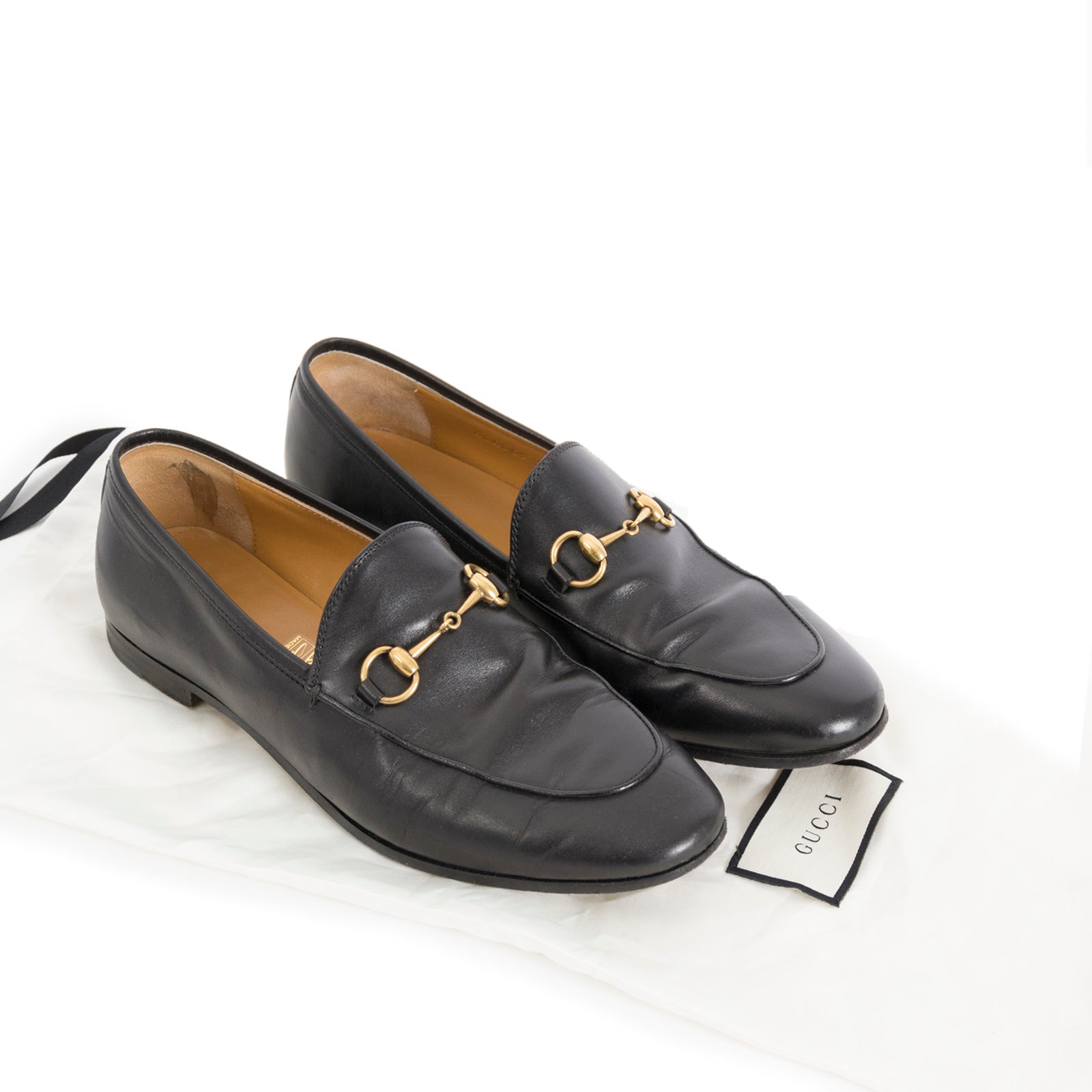 Gucci Jordaan Leather Loafer - size 38