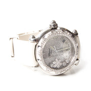 Vintage authentic Chopard Happy Sport Snowflake. Buy online or in the Labellov Boutique Antwerp, Belgium. Labellov is een tweedehands winkel in Antwerpen, België. Seconde main et occasion vintage boutique a Anvers, Belgique.