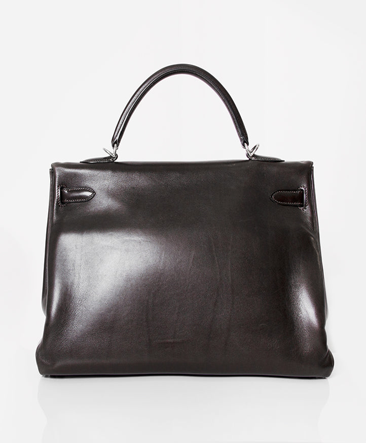 buy second hand designer vintage hermes kelly ebain evercalf like new perfect condition site online