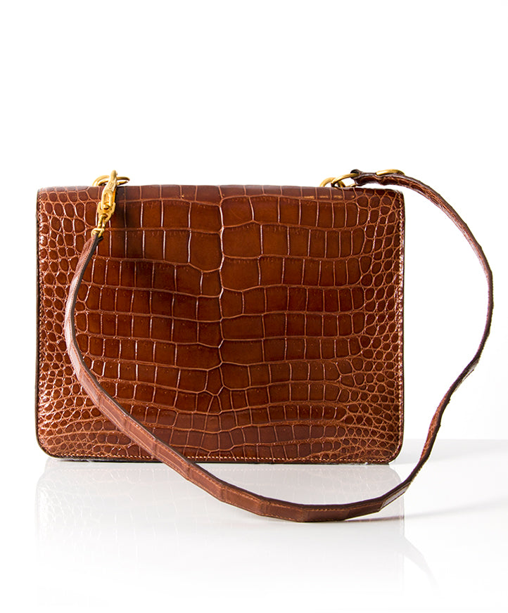 buy designer vintage hermes sandrine croco leather for the best price online webshop labellov