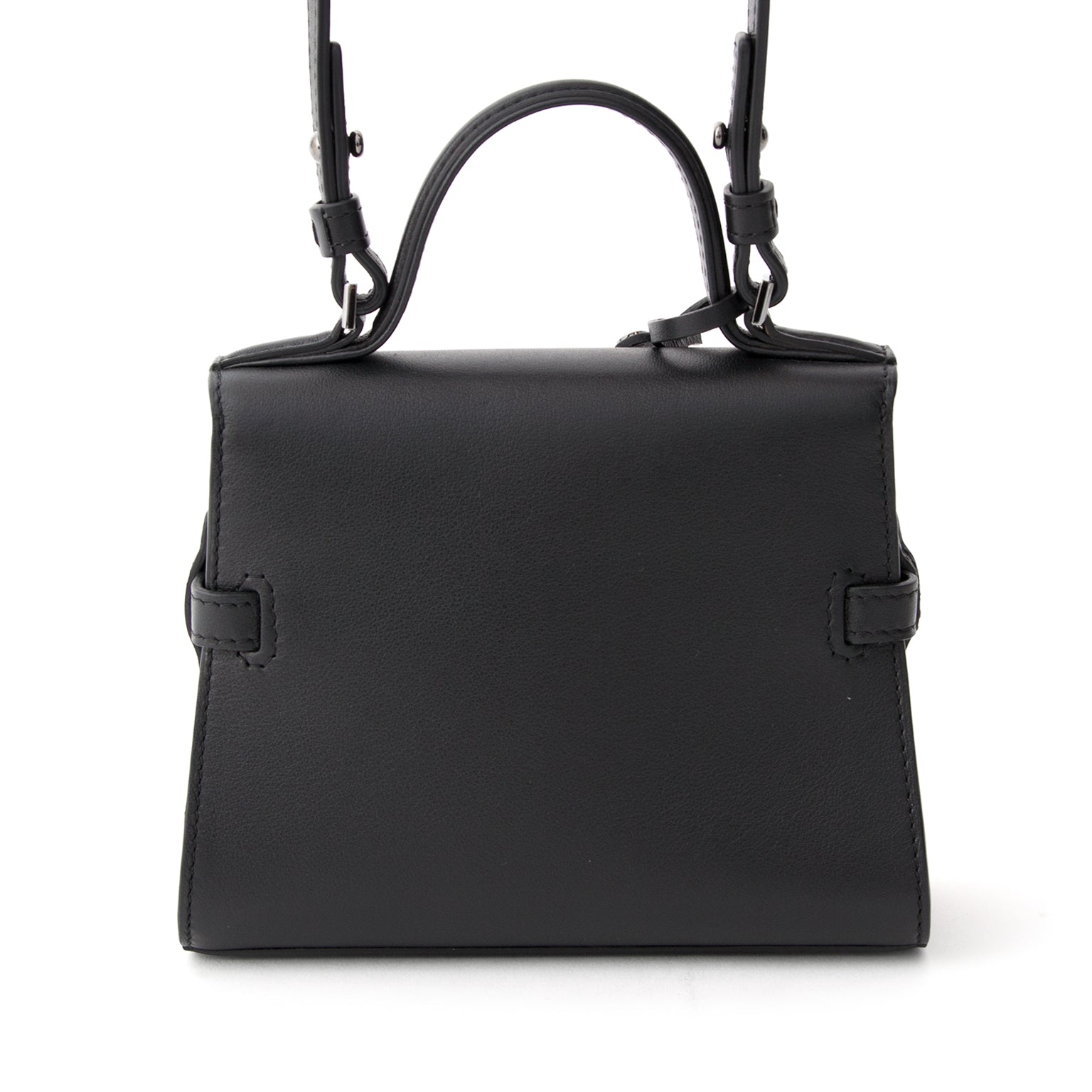 BRAND NEW Delvaux Tempête Micro Calf Souple Black luxe tassen juiste prijs veilig online shoppen LabelLOV
