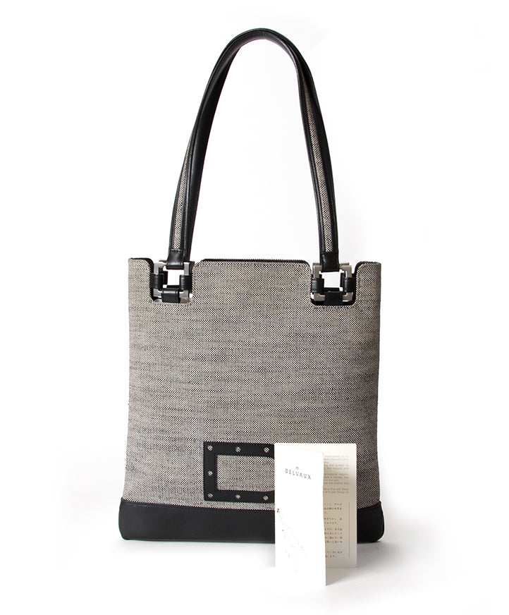 Buy now Delvaux Le Paul PM 'Toile Charleston' Tote Bag safe and easy on Labellov.com or at Labellov Antwerp