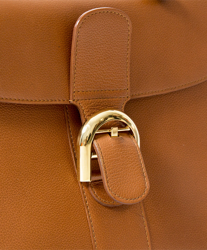 Delvaux cognac buy online on LabelLOV safe and secure