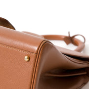 Delvaux handtas cognackleurig koop luxemerken op LabelLOV