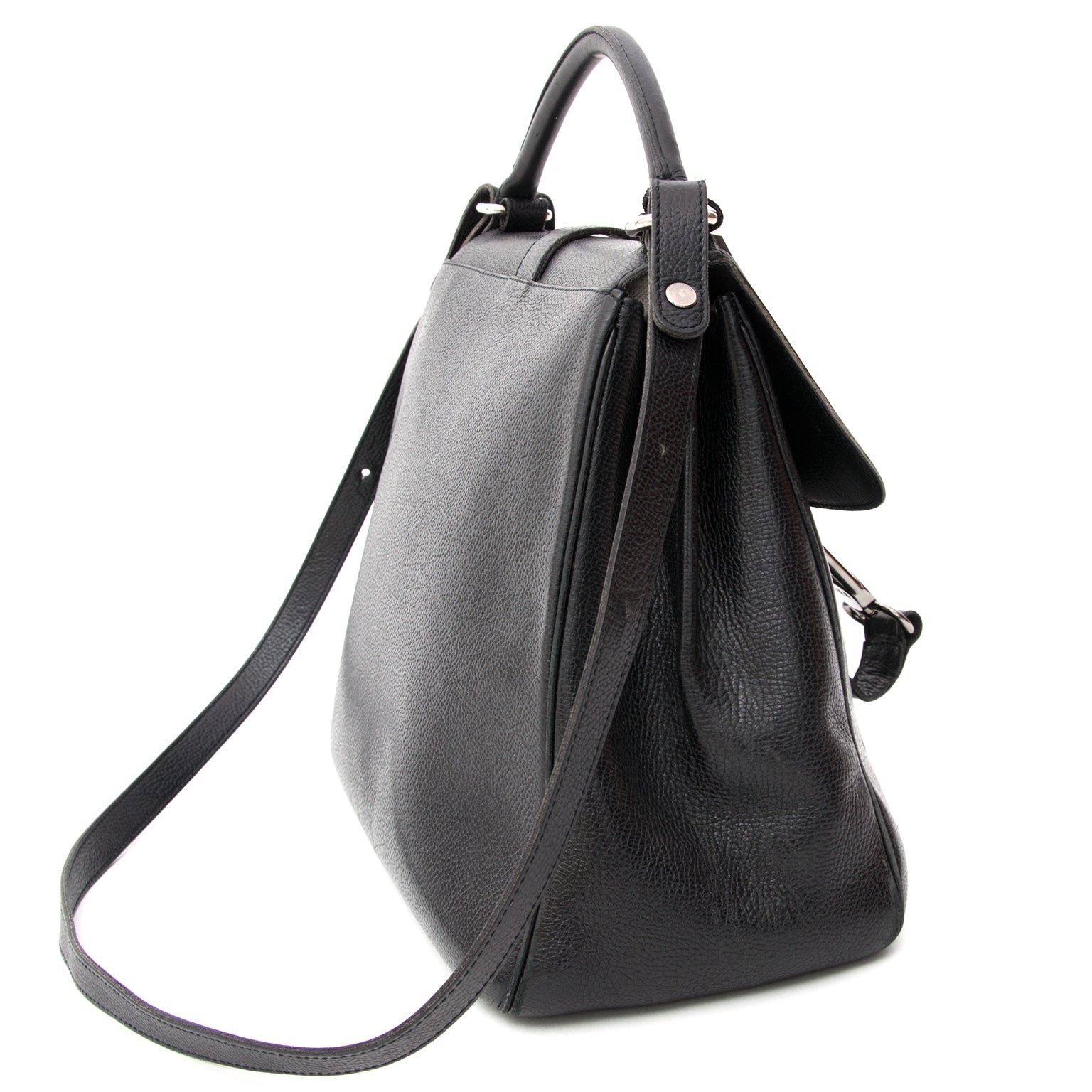 acheter safe et secure sac a main Delvaux Gin Fizz Black Handbag