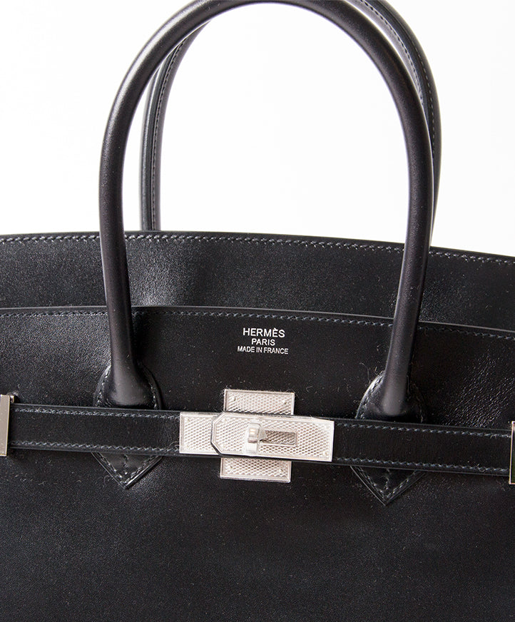 Brand New Hermès Birkin 35 Black guilloche + INVOICE acheter en ligne neuf Hermes Birkin black PHW pour le meilleur prix site en ligne labellov