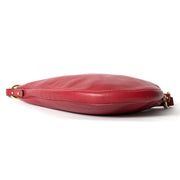 seconde main authentic seconde lux sac a epaule Delvaux rouge comme neuf meilleur prix 100% authentic occasion