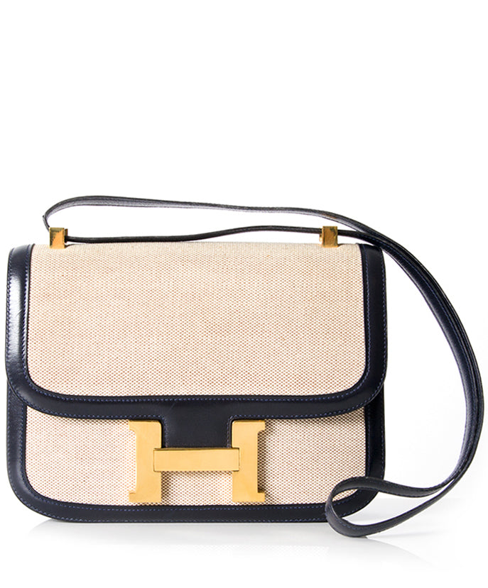 acheter en ligne seconde main hermes constance toile h pour le meilleur prix etat etat impeccable