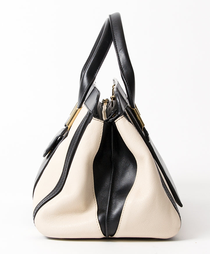 buy safe second hand designer vintage chloe alice top handle bag 100% real