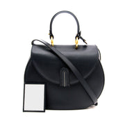 Delvaux Dark Blue Top Handle Bag online for sale for the best price. Buy and sell your designer bags with Labellov.