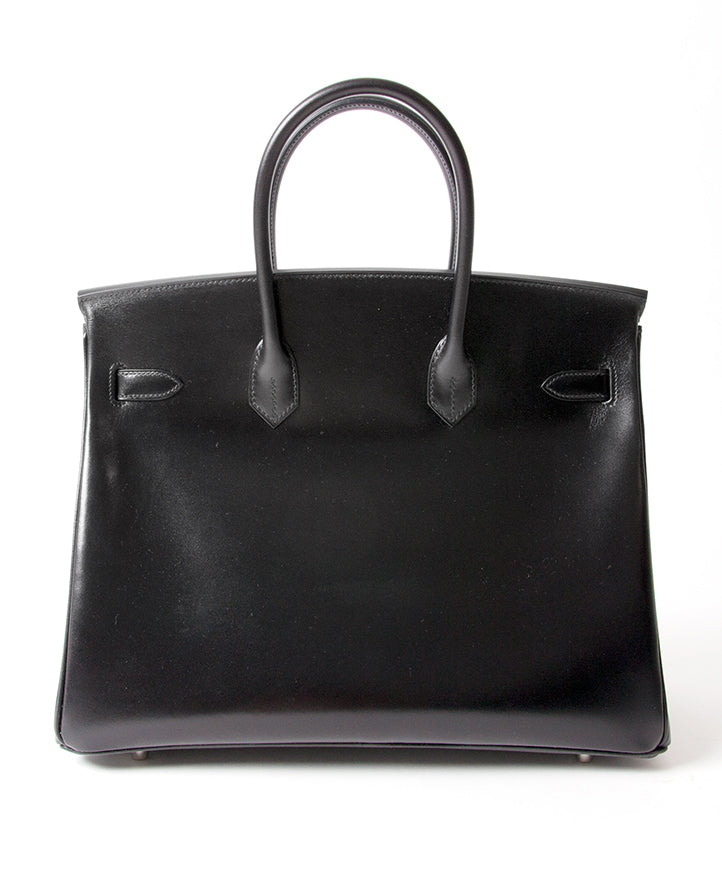 Brand New Hermès Birkin 35 Black + INVOICE acheter en ligne neuf Hermes Birkin black PHW pour le meilleur prix site en ligne labellov