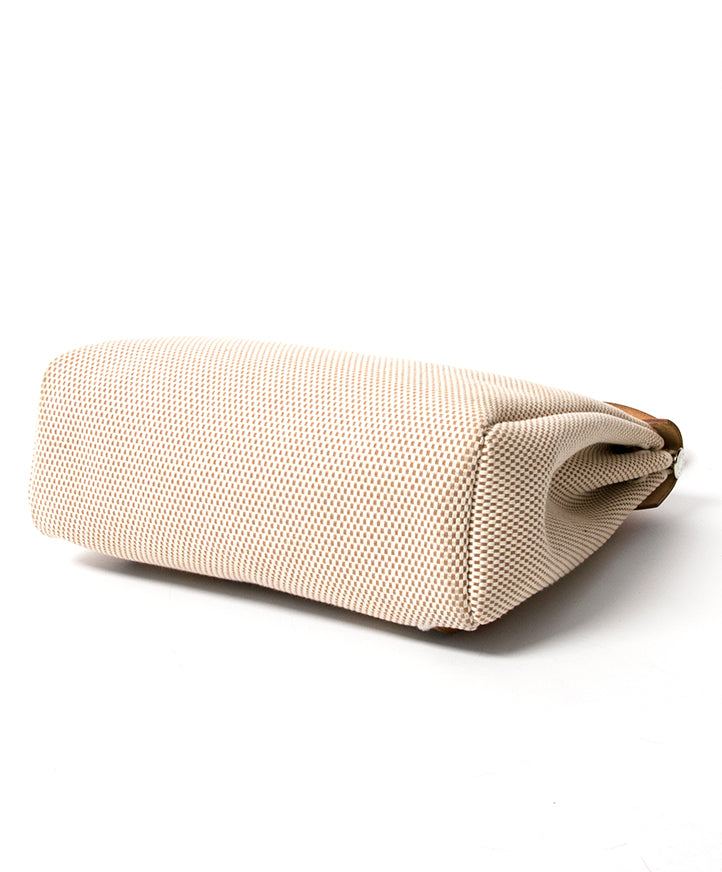 Hermès Herbag Canvas Gold authentic secondhand safe online shopping webshop fashion style LabelLOV Antwerp Belgium high end luxury labels brand designer