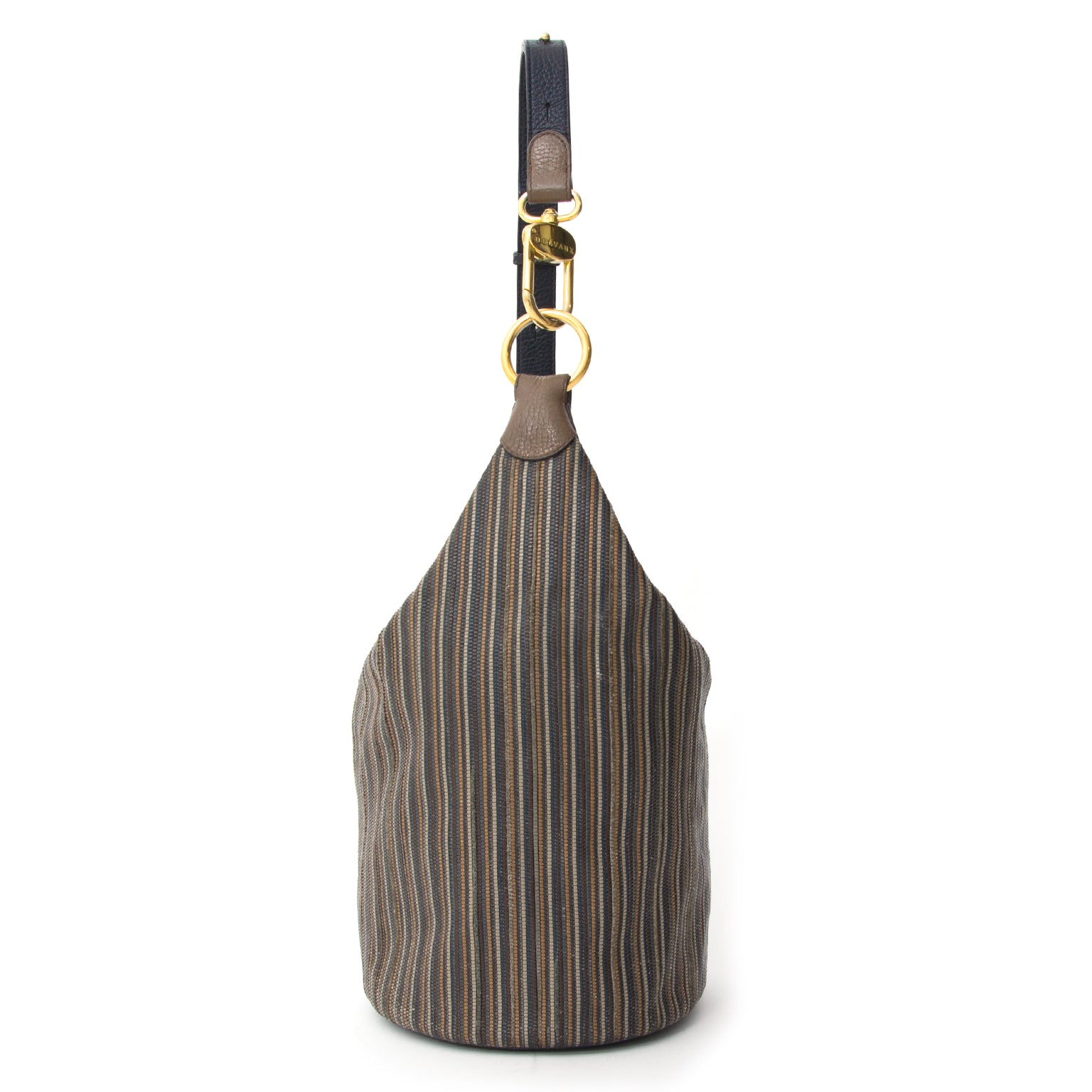 acheter sure ligne Delvaux Toile de Cuir Bucket Bag pour le meileur prix