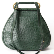 Buy Delvaux Green Ostrich 'Cerceau' Bag at the right price with Labellov Antwerp