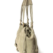 Koop Delvaux Woven Shoulder Bag in Soft Green bij Labellov in Antwerpen, de place to be voor designer items