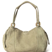100% authentic Delvaux Woven Shoulder Bag in Soft Green for the best price at Labellov.com