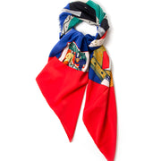 Buy safe online secondhand designer vintage chanel multicolor scarf online webshop