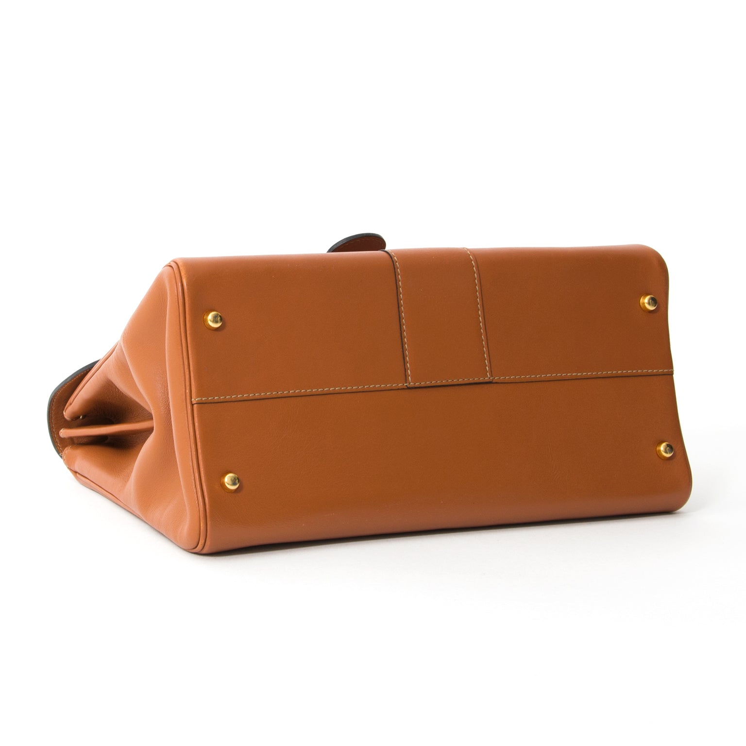 koop veilig online tweedehands delvaux brillant cognac mm aan de beste prijs
