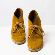 Vintage Balenciaga Caramel Suede Ankle Boots