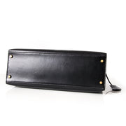 Hermès Black Kelly Bag secondhand authentic designer luxury bags high-end labels online safe shopping webshop Antwerp Belgium LabelLOV fashion style