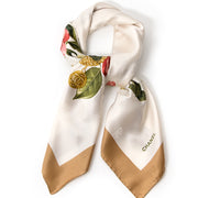 Chanel floral carré scarf Buy safe online e-shop designer vintage 100% real authentic