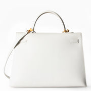 Authentic Hermès Kelly Bag GHW Shoulder Strap authentiek tweede stjil mode