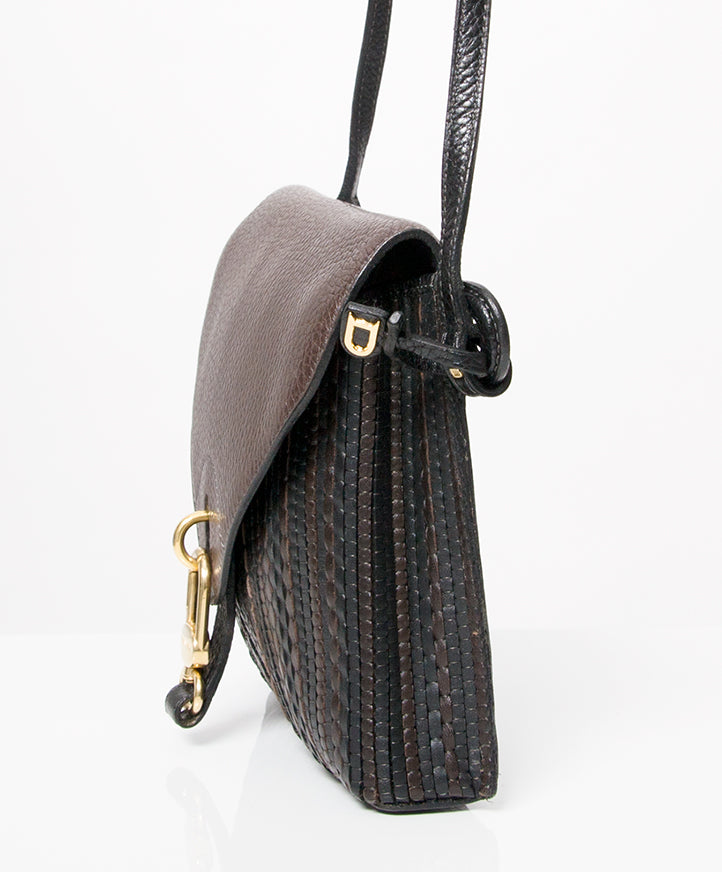 Acheter en ligne seconde main 100% authentic delvaux sac a epaule en brune pour le meilleur prix