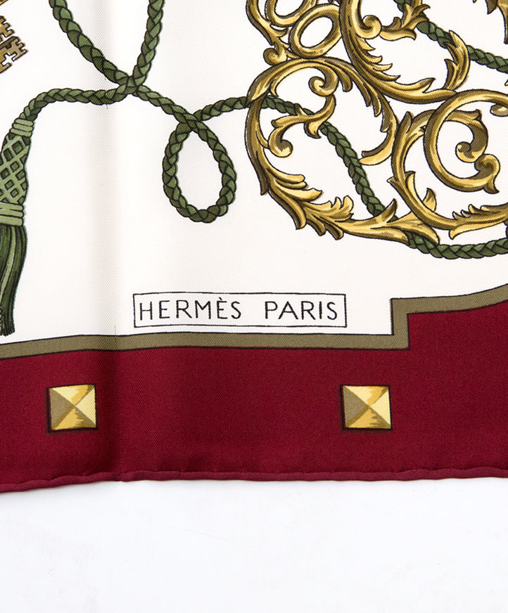 Hermès 'Key' carré écharpe pour le meilleur prix site en ligne labellov