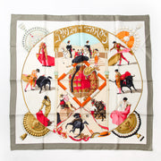 Secondhand Hermes Scarf Horses Plaza de Toro Luxury Vintage