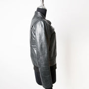Second hand Balenciaga Grey to Black Bomber Jacket