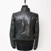 Shop sace Balenciaga Grey to Black Bomber Jacket