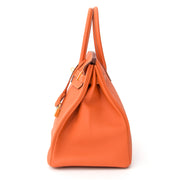 koop veilig online tweedehands net als nieuw Hermes Birkin 35 Orange H Togo
