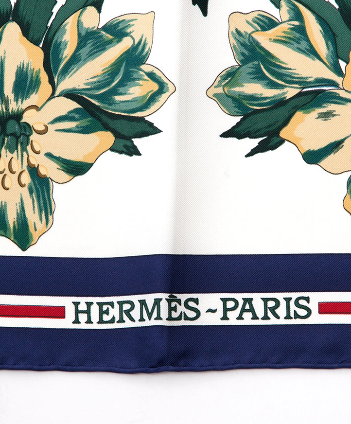 Labellov Hermes Carré floral print vintage luxurybrands