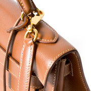 second hand rare hermes kelly gold 32 best price worldwide shipping 100% authentic vintage luxury