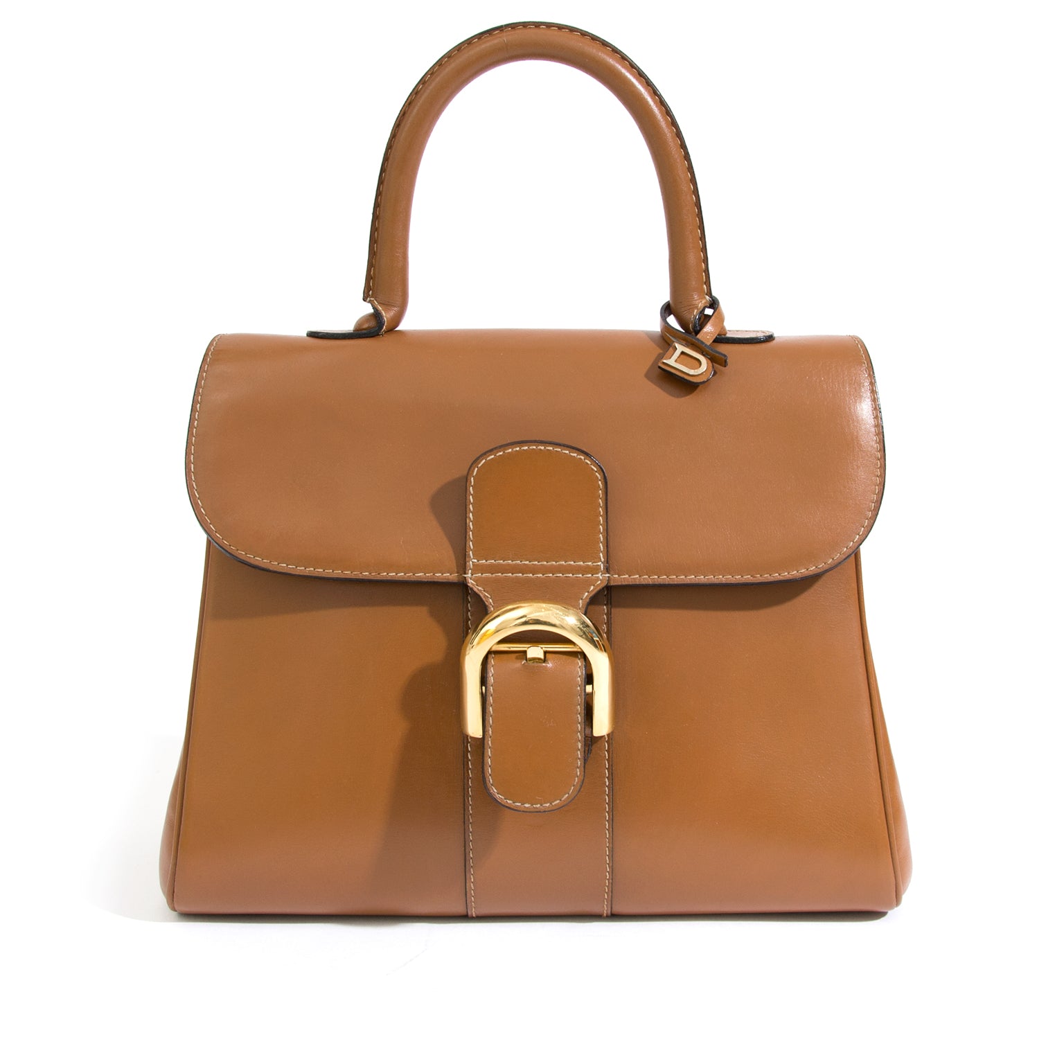 Delvaux Brillant MM Cognac Buy authentic secondhand Delvaux handbags for the right price at LabelLOV vintage webshop. Safe and secure online shop.