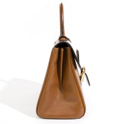 Delvaux Brillant MM Cognac te koop aangeboden tweedehands uthentieke designer handtassen