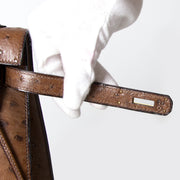 Hermès Kelly Bag Ostrich GHW With Strap 2de hands hermes kelly 32 net als nieuw 100% echt labellov belgie, Antwerpen